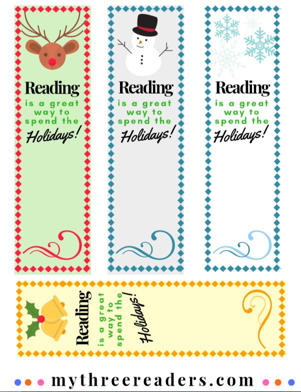 Free Printable Christmas Bookmarks For Teachers Parents Kids 