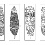 Free Printable Coloring Bookmarks For Adults Printable Form