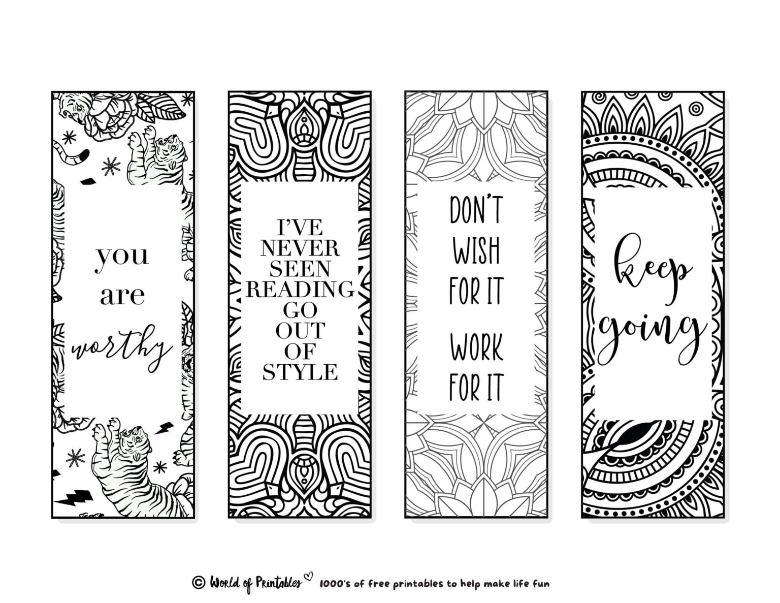 Free Printable Coloring Bookmarks For Adults Printable Form Printable Free Printable Coloring Bookmarks For Adults Printable Form Printable