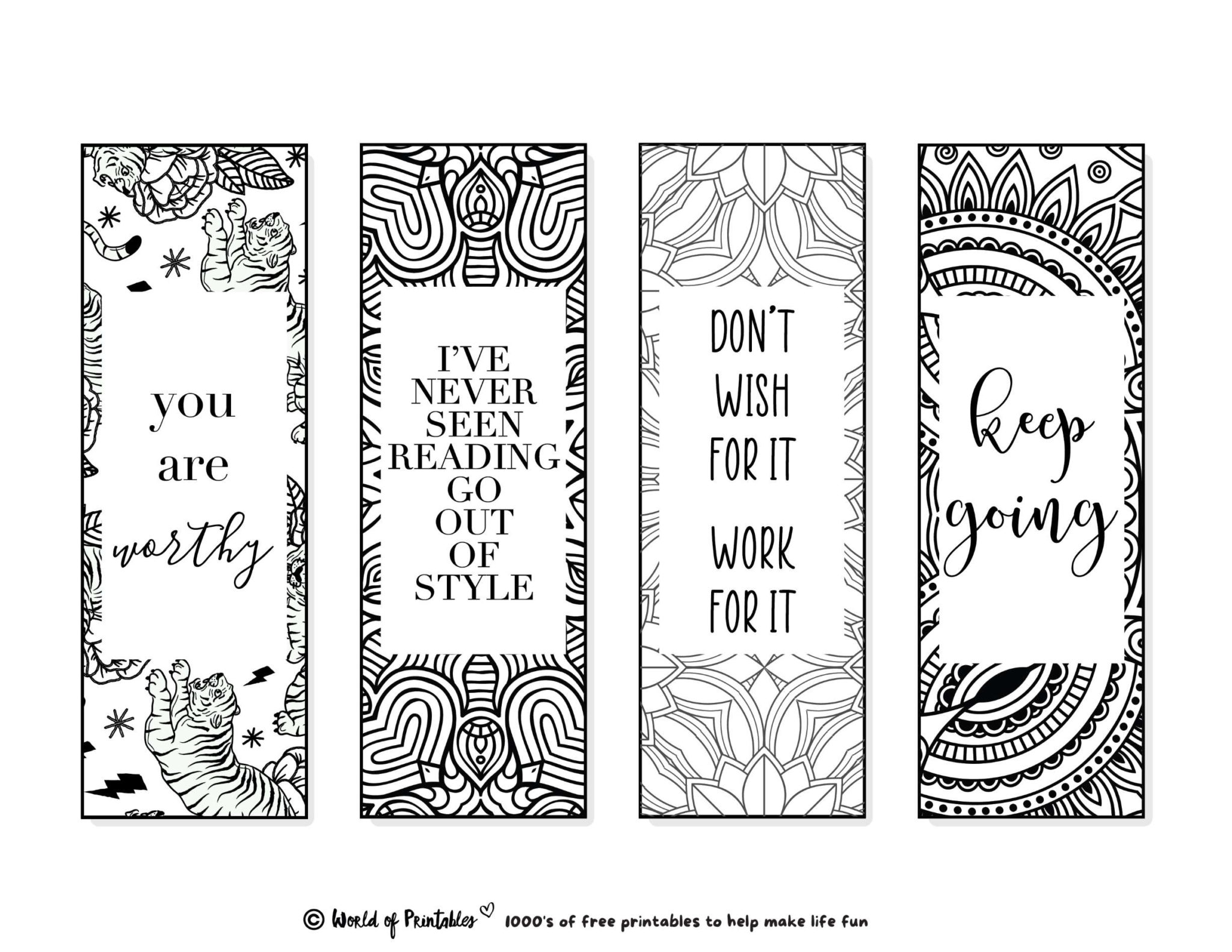 Free Printable Coloring Bookmarks For Adults Printable Form Printable Free Printable Coloring Bookmarks For Adults Printable Form Printable
