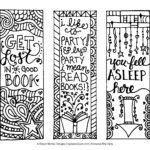 Free Printable Coloring Page Bookmarks Marcadores De Libros Colorear