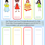 Free Printable Cute Girls Bookmark Parenting Times