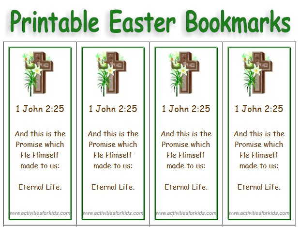 Free Printable Easter Bookmarks Select Picture Add Text