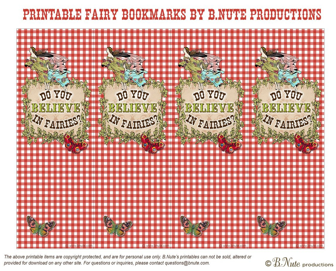 Free Printable Fairy Bookmarks And Fairy Book Ideas Bookmarks Fairy 