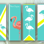 FREE PRINTABLE Flamingo Bookmarks Marques Page Flamant Rose