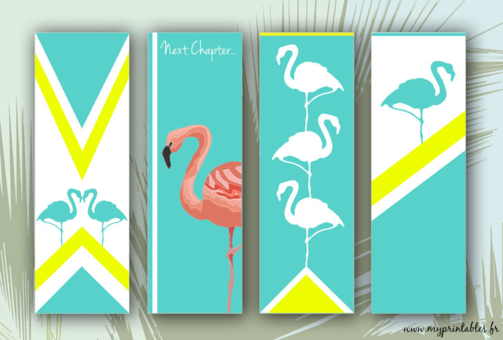 Flamingo Bookmark Printable