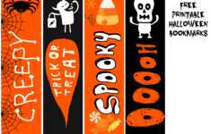 FREE Printable Halloween Bookmarks Onion Rings Things