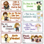 Free Printable Harry Potter Valentines These Cute Watercolor Harry