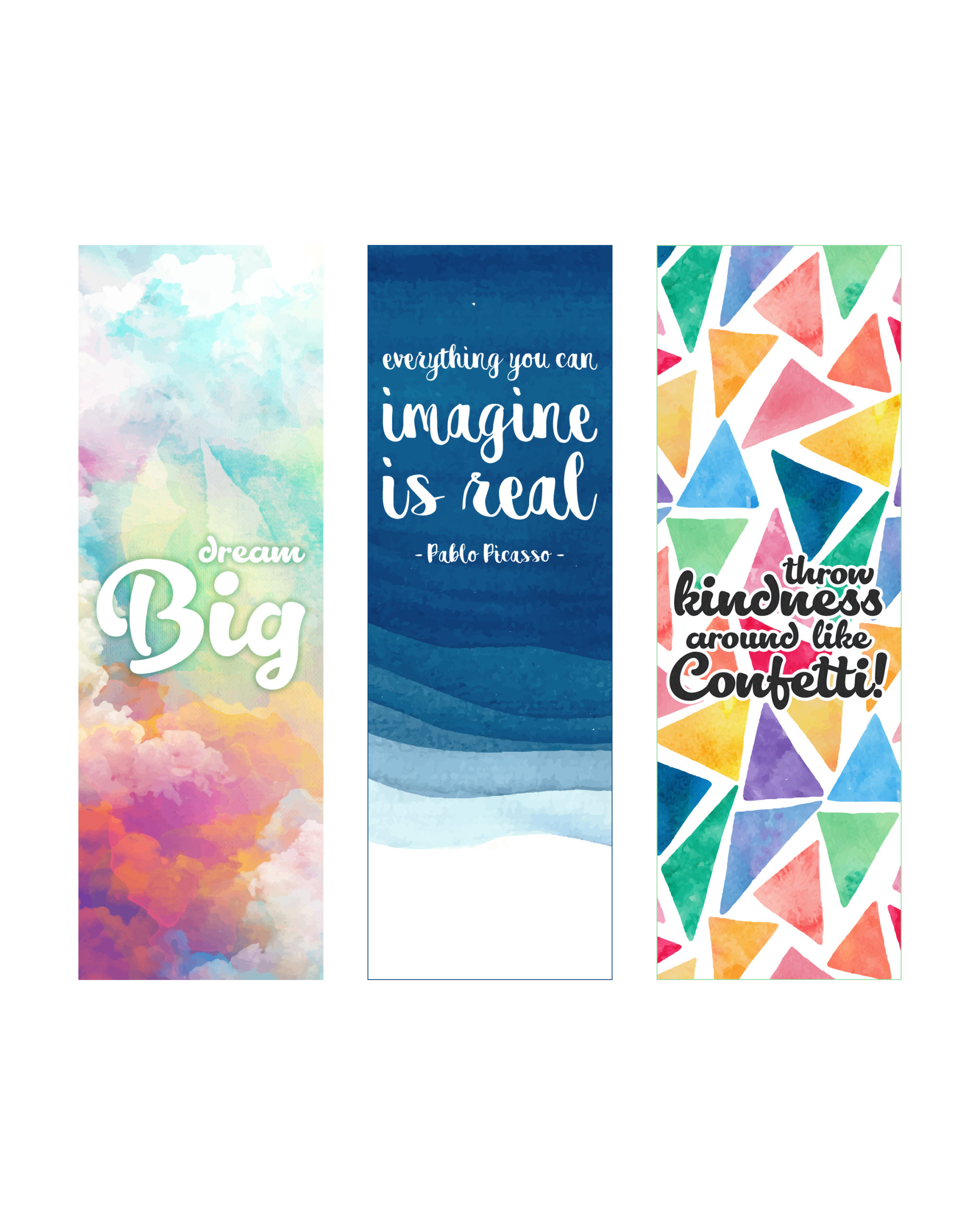 Free Printable Inspirational Quote Bookmarks The Cottage Market