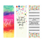 Free Printable Inspirational Quote Bookmarks The Cottage Market