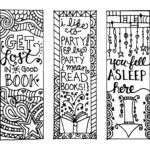 Free Printable Reading Bookmarks Black And White Activity Shelter