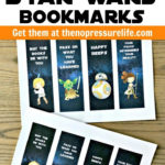 Free Printable Star Wars Bookmarks Featuring Your Favorite Characters