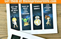 Free Printable Star Wars Bookmarks Featuring Your Favorite Characters