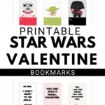 Free Printable Star Wars Valentine Bookmarks Mom For All Seasons