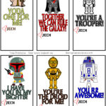 Free Printable Star Wars Valentines Mama Moose Star Wars Valentines