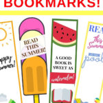 Free Printable Summer Bookmarks To Color Take Action On Reading