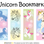 Free Printable Unicorn Bookmarks Download The PDF Template At Http