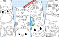 Free Printable Winter Bookmarks To Color For Kids Oh My Creative