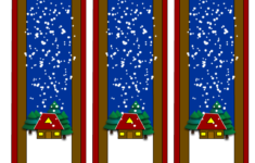 Free Winter Bookmarks Printable Templates