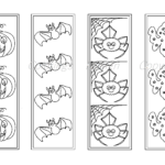 Halloween Coloring Printable Bookmarks Bookmark To Color By Funny