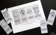 Harry Potter House Coloring Bookmarks The Scrap Shoppe