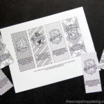 Harry Potter House Coloring Bookmarks The Scrap Shoppe