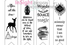 Harry Potter Printable Bookmarks Etsy
