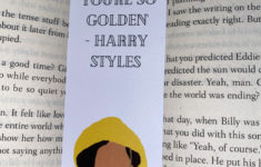 Harry Styles Golden Bookmark Etsy