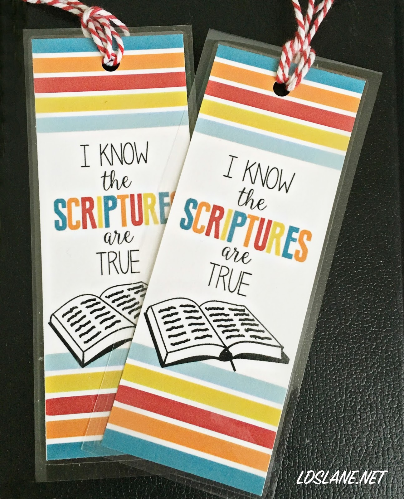 I Know The Scriptures Are True Bookmark Primary 2016 Theme