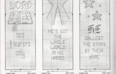 INSPIRATIONAL BOOKMARKS Christian Cross Stitch Patterns Cross Stitch