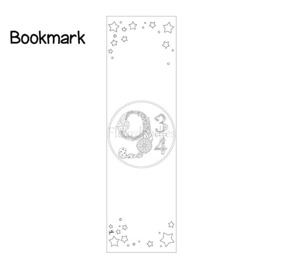 FREE Printable Harry Potter Coloring Bookmarks