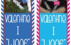 Items Similar To DIY Printable Dog Valentine Bookmarks On Etsy