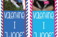 Items Similar To DIY Printable Dog Valentine Bookmarks On Etsy