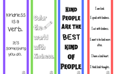 Kindness Bookmarks Coffee And Carpool Intentionally Raising Kind Kids