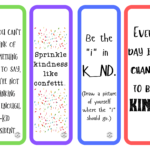 Kindness Bookmarks Coffee And Carpool Intentionally Raising Kind Kids