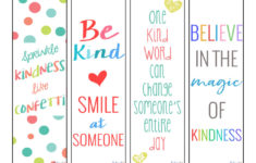 Kindness Bookmarks Printable Bookmarks For Kids Natural Beach Living