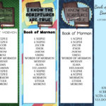 Latter Day Chatter Scripture Books Bookmarks