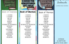 Latter day Chatter Scripture Books Bookmarks