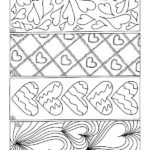 Love Theme Bookmarks Coloring Pages Best Place To Color