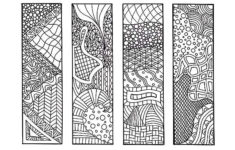 Mandala Bookmarks Coloring Pages Best Place To Color