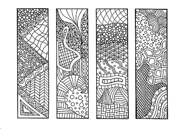 Mandala Bookmarks Coloring Pages Best Place To Color