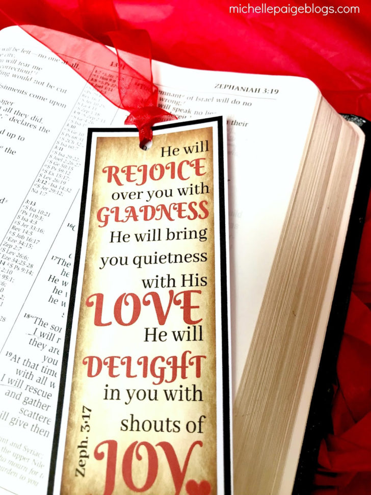 Printable Valentine Scripture Bookmarks For Adults