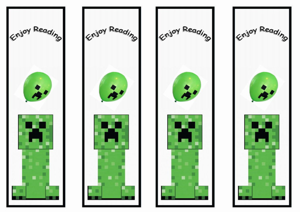 Minecraft Bookmarks Bookmarks Printable Free Printable Bookmarks ...