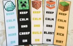 Minecraft Bookmarks Keep Calm Designs PDF By OverHeardMinecraft 4 00