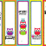 More Bookmarks Owl Theme Classroom Bookmarks Kids Free Printable