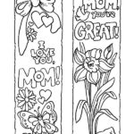 Mother S Day Bookmarks Coloring Page Best Place To Color