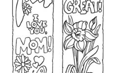 Mother s Day Bookmarks Coloring Page Best Place To Color