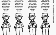 Ms O Reads Books Lincoln Bookmarks Black History Month Mini posters