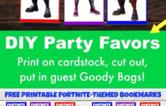 Need Some FREE Fortnite Party Favors For Your Next Fortnite Birthday