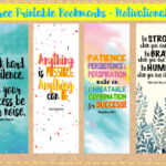 Paper Invader Free Printable Bookmarks Motivational